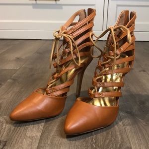 Brown 3 1/2 inch Heels